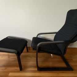 Armchair and ottoman IKEA 