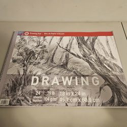 Used Drawing Pad 18 X 24 In