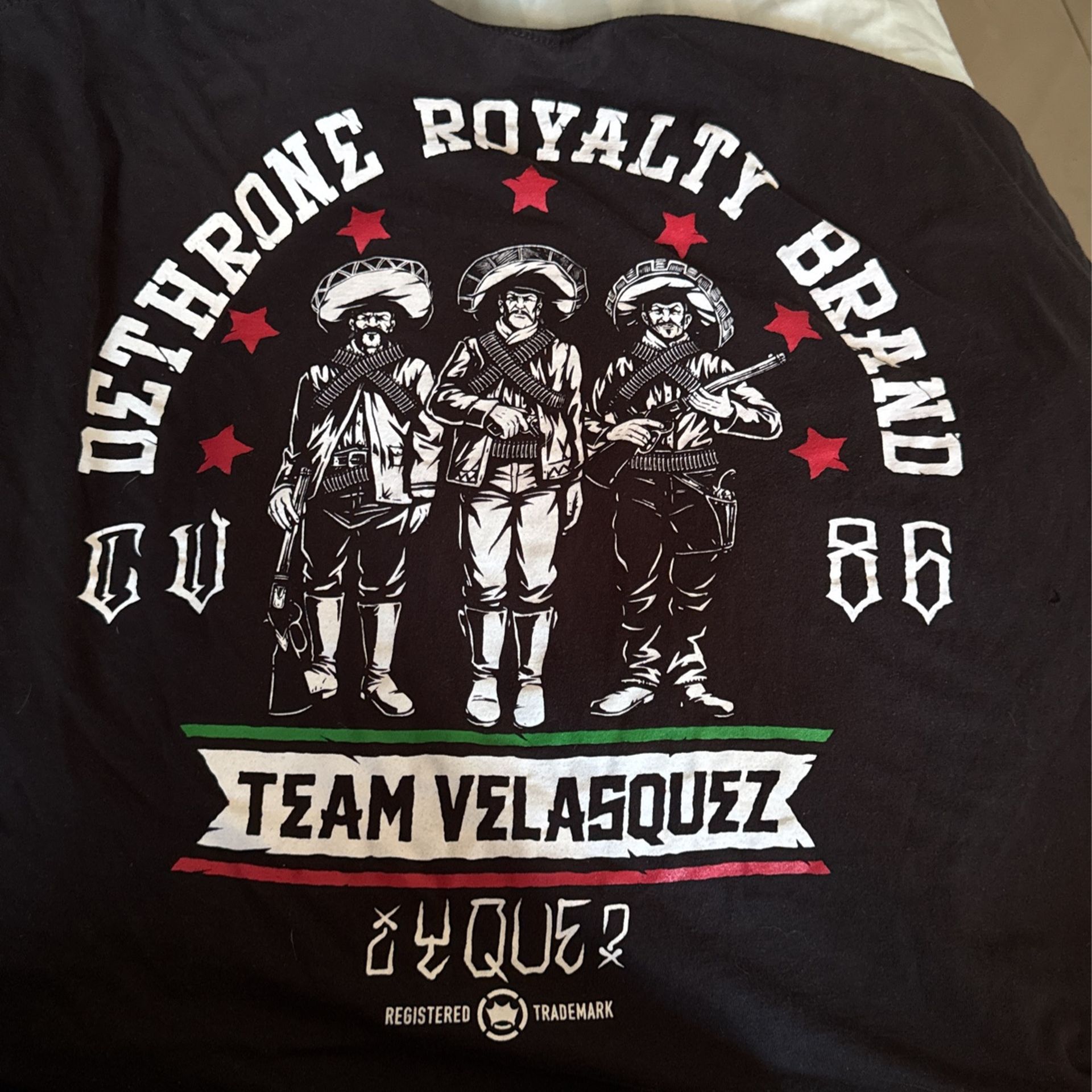Dethrone UFC Cain Velasquez XXL Shirt