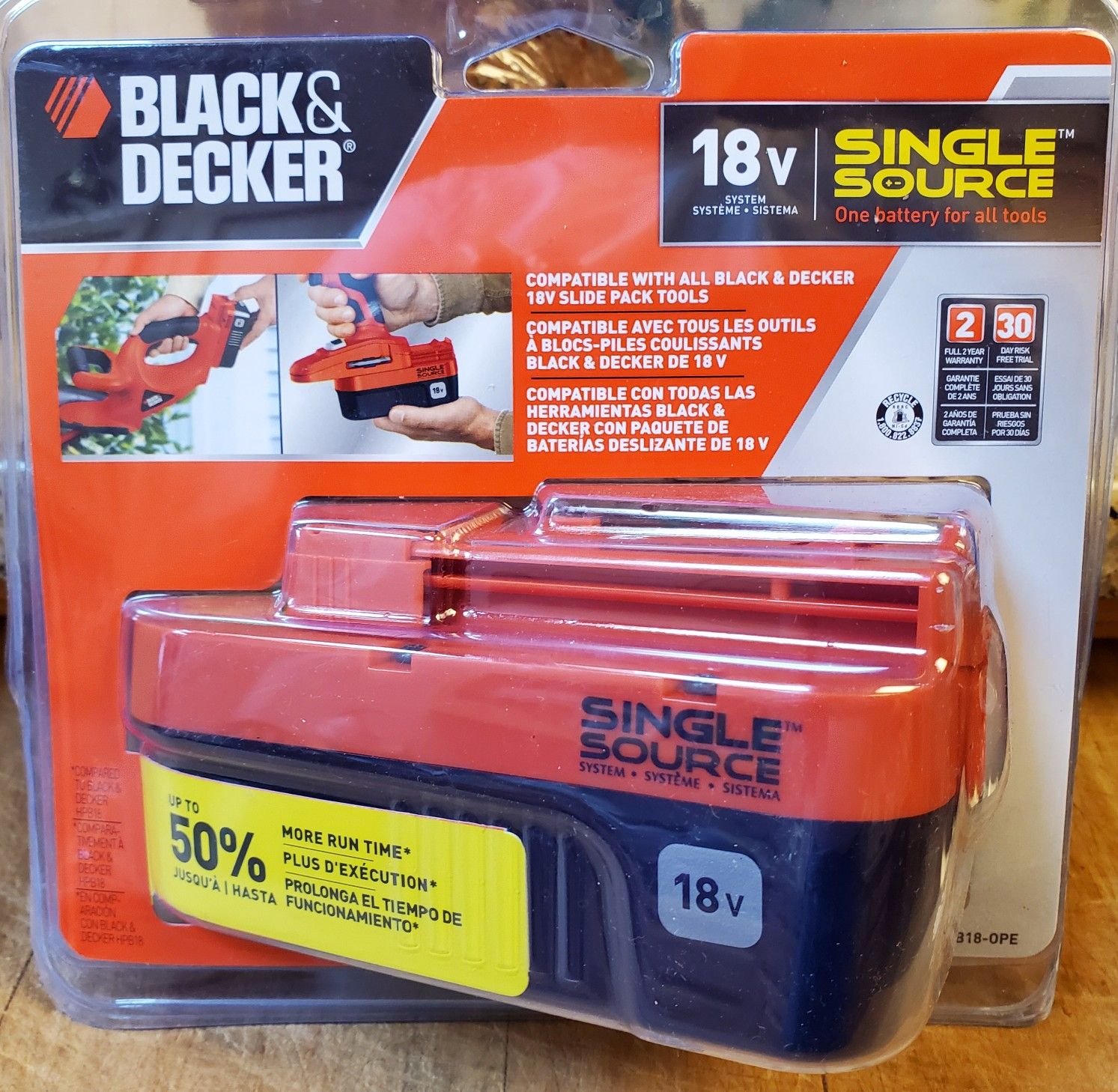 BLACK+DECKER 18-Volt 1.5-Amp Nickel Cadmium (Nicd) Power Tool Battery