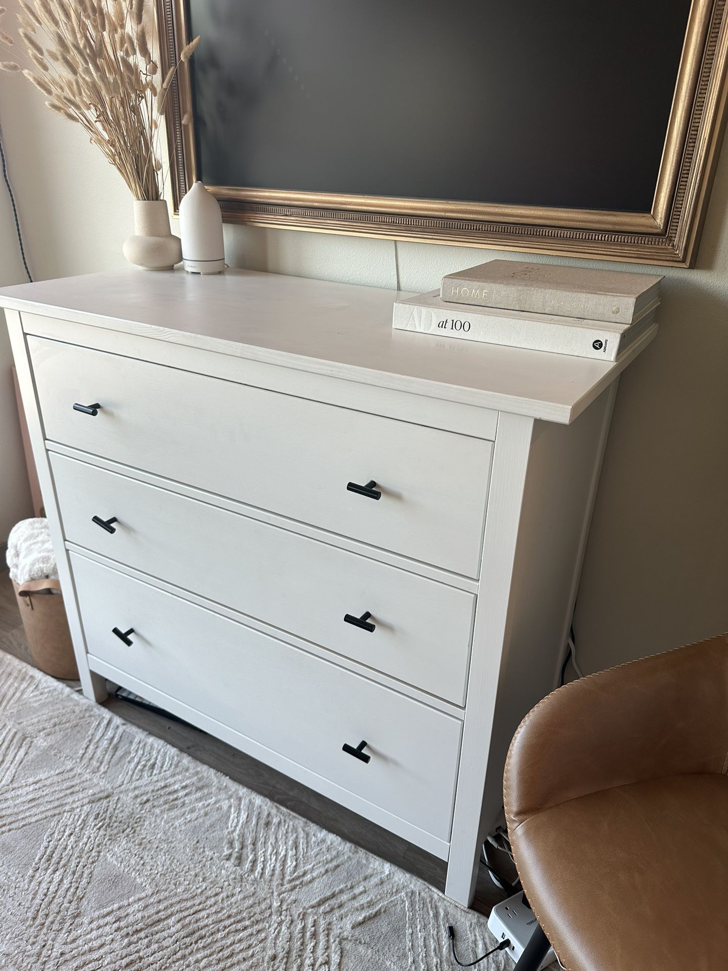 IKEA Hemnes 3-drawer chest, white stain