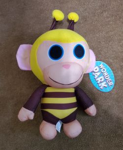 Bee monkey plush doll