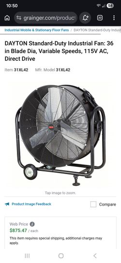 Dayton industrial fan