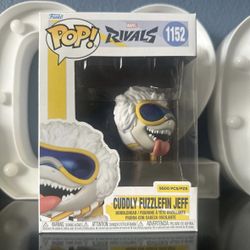 Funko Pop! Marvel Rivals - Cuddly Fuzzlefin Jeff #1152 9500 Pcs Limited Edition 