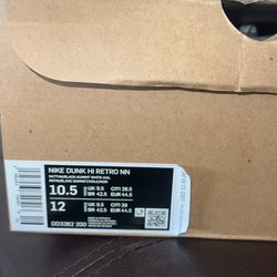 Nike Dunk Hi Retro NN