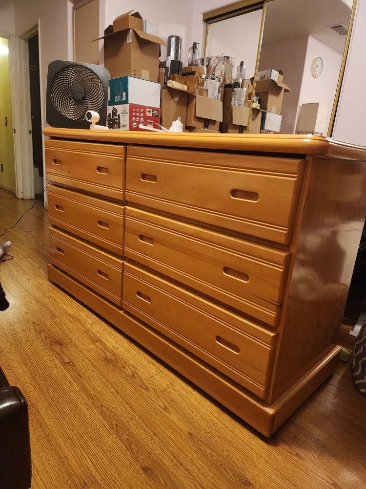 Birch Color Bedroom Set