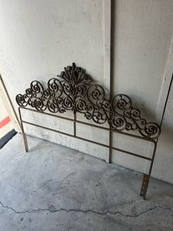 Antique  Iron headboard