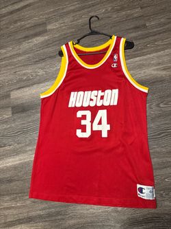 Champion Houston Rockets #34 NBA Jersey Size 48