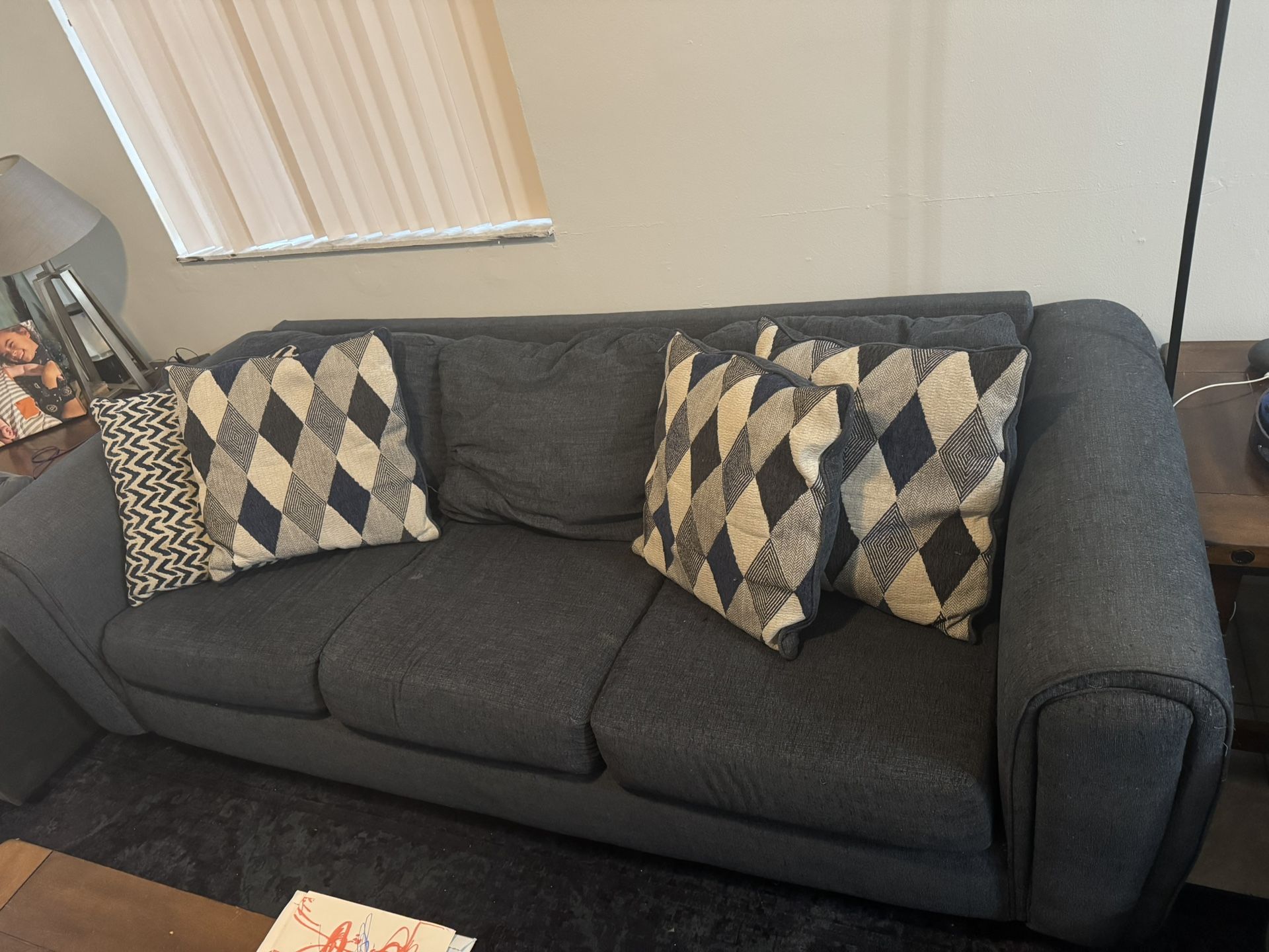 Couch, Chair And Ottoman