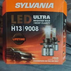 Sylvania Ultra Bright LED H13/9003 Headlight Bulbs