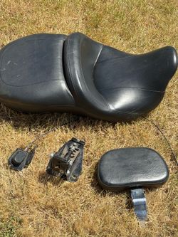 Harley seat&adjustable backrest