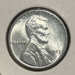 1943 Steel War Efforts Lincoln Cent BU