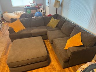 Stanton Sectional Couch and Ottoman