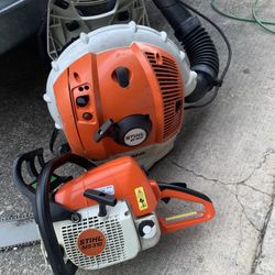 Stihl Blower And Chainsaw GOOD CONDITION 
