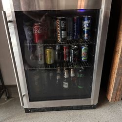 Glass Door Mini Fridge