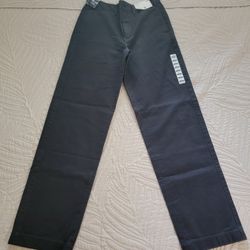 Uniqlo Men's Straight Fit Chino Pants 73cm, Dark Gray