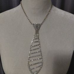 Rhinestone Neck Tie