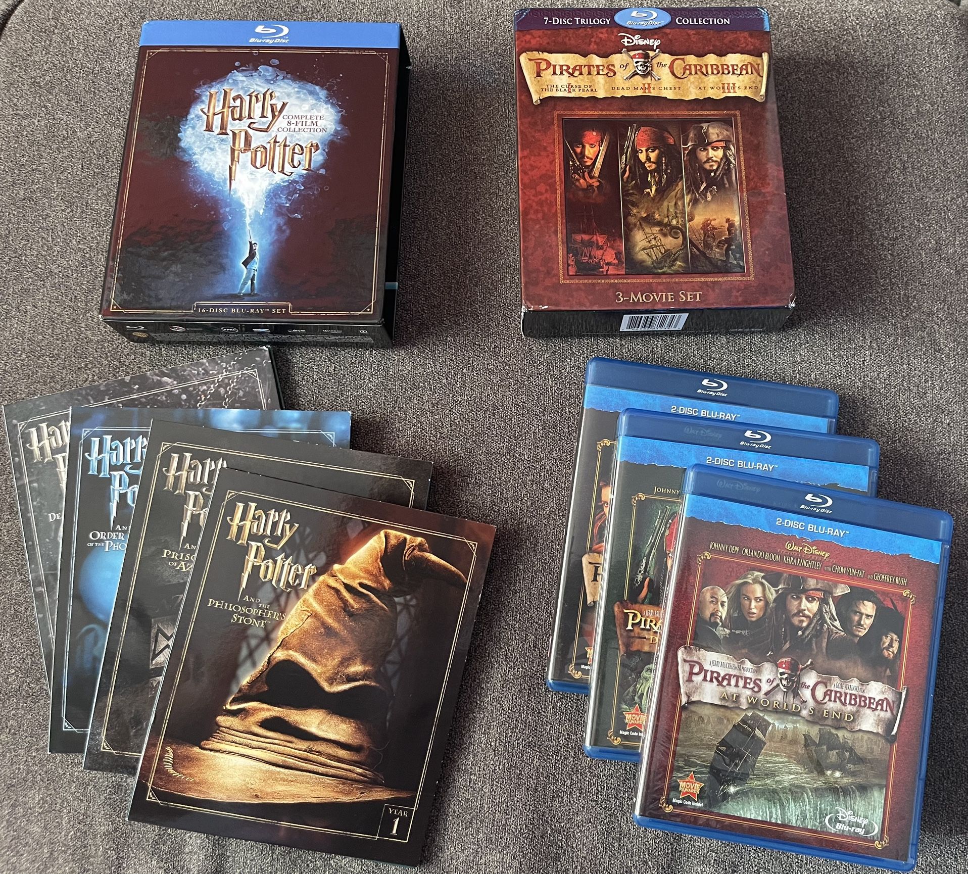 Pirates Of The Caribbean Collection & Harry Potter Collection 22$ Each