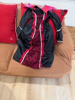 Black and Red Vampire Halloween Costume