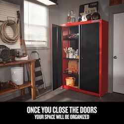 Craftsman Garage Storage Cabinets (Black &Red)