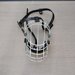 Adjustable Leather Dog Muzzle Large Dogs