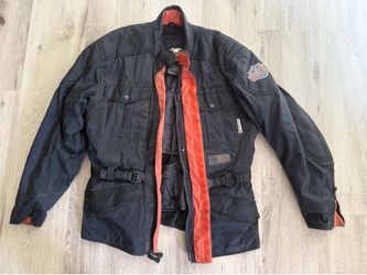 Mens nylon riding jacket