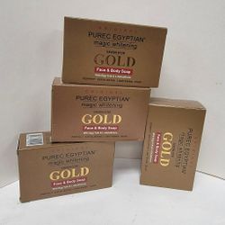 Pure Egyptian Magic gold face and body soap X1