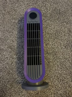 Purple Mini Tower Fan