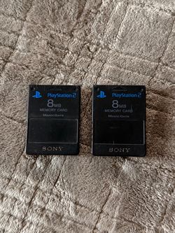 SONY PlayStation 2 memory cards