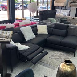 Black Sectional 