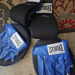 Everlast Practice boxing gloves & Mitts