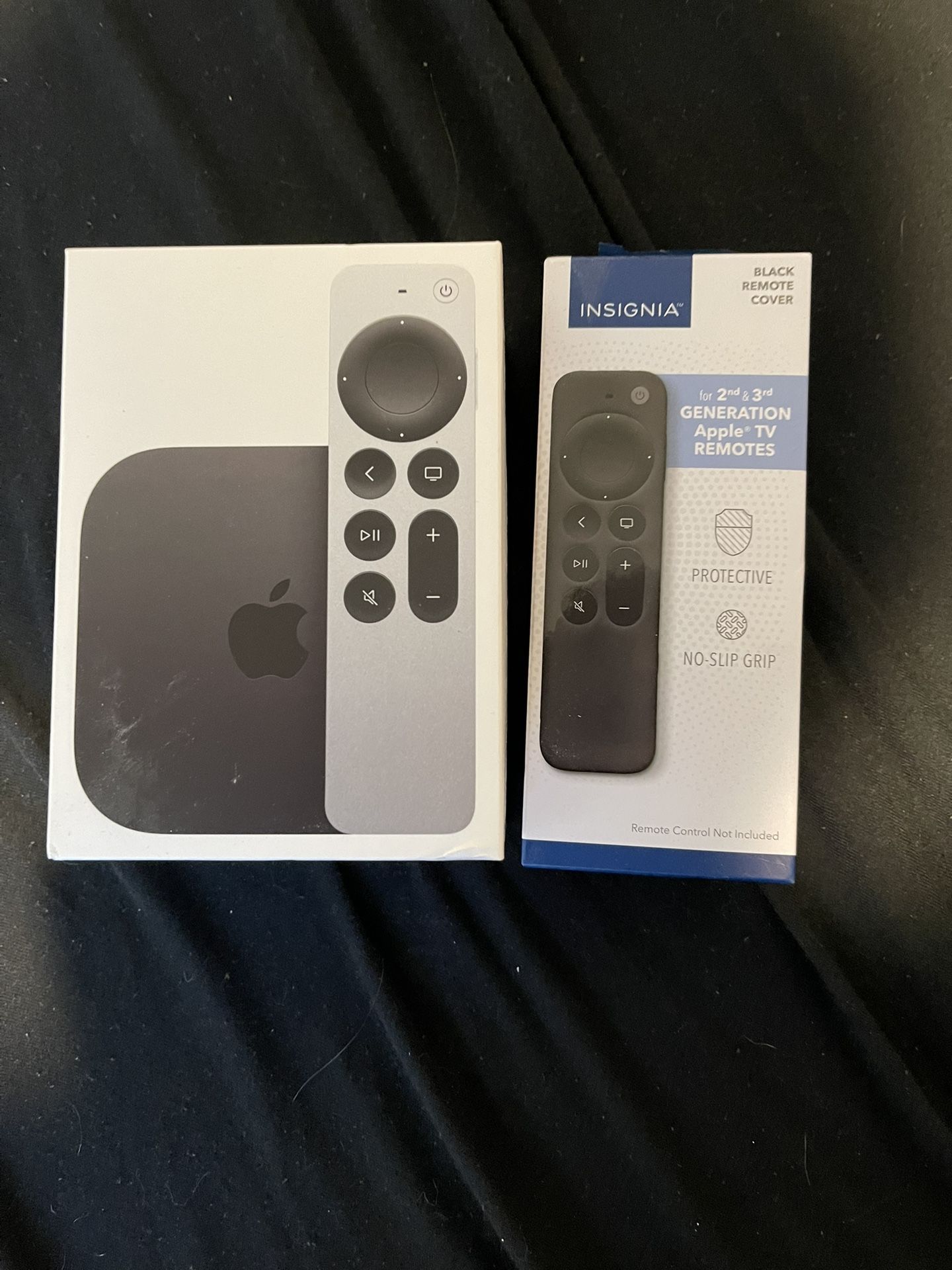 APPLE TV and REMOTE COVERS (unopened)