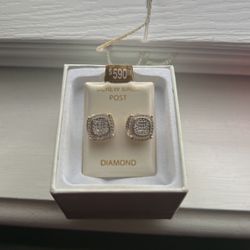 1/2 Carat Diamond Screwback Earrings