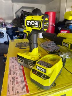 Ryobi ONE+ HP 18V Brushless Drill with Battery and Charger