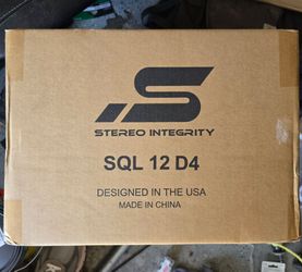 Stereo Integrity 12in Subwoofer SQL12-D4