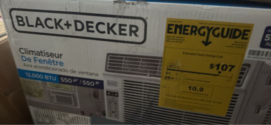 BLACK+DECKER Window Air Conditioner 10000 BTU, BD10WT6, White AC Window Unit Cools Up to 450 Square Feet, AC Unit with Remote Control, 3 Cooling Speed