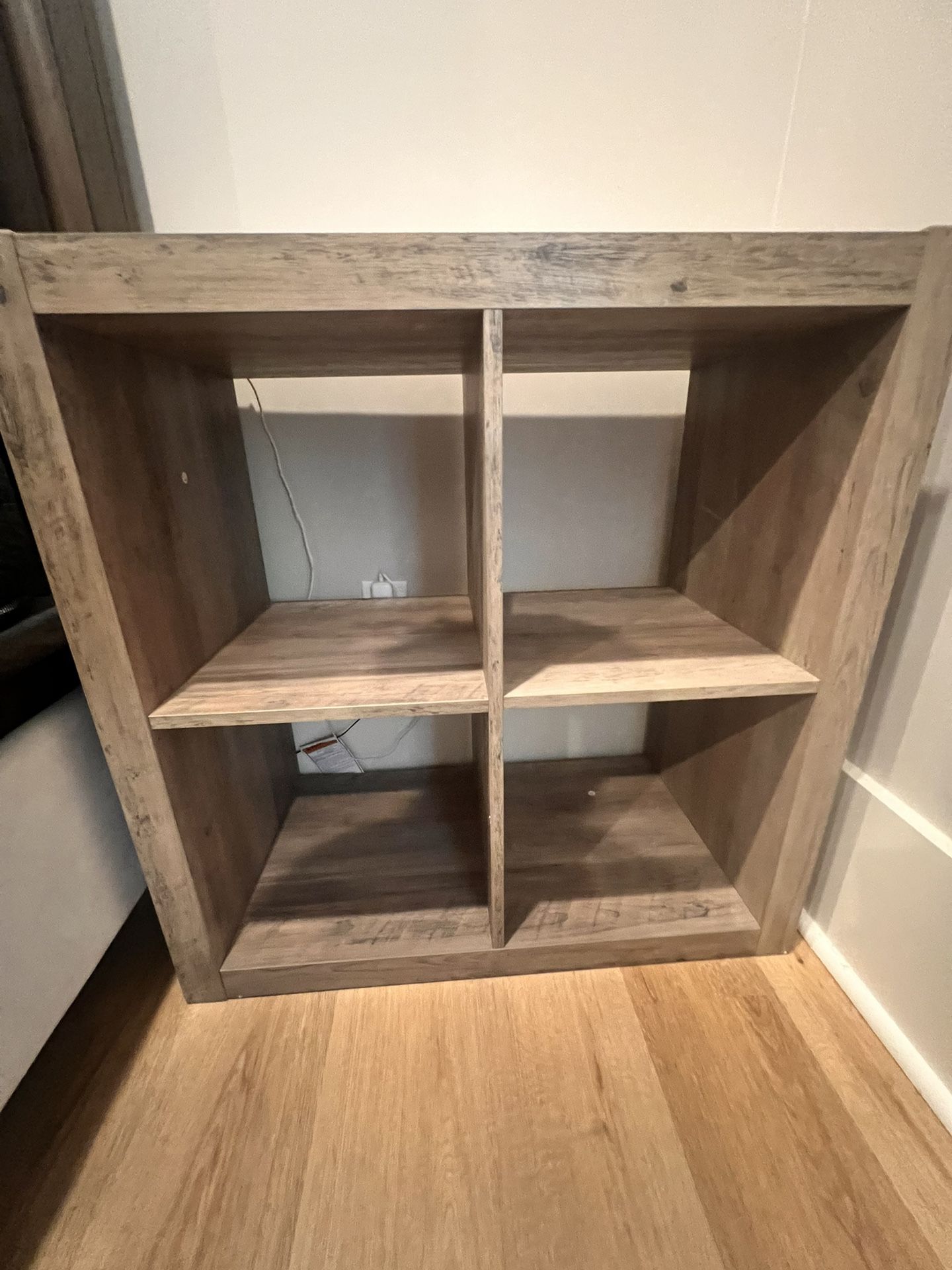 Modern Gray Cube Shelves