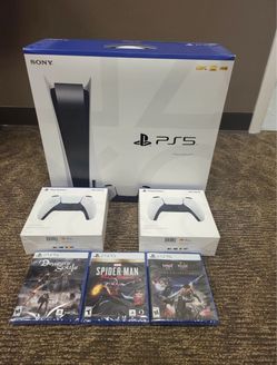 Brand New Console Disc Version 3 Games + 2 Controller Bundle