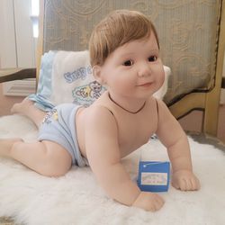 "Snug As A bug, In A Rug- Handcrafted Porcelain Doll