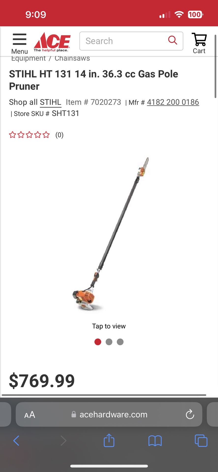 STIHL HT 131 Pole Saw for Sale in Chattanooga, TN OfferUp