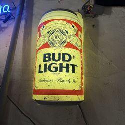 But Light Beer Light Sign Busch Vintage For Bar Or Man Cave 