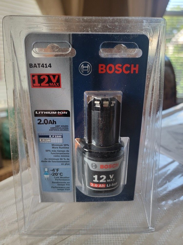 Bosch 12V Max Lithium-Ion 2.0Ah battery