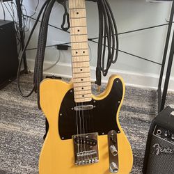 Fender Squire Telecaster With Amp And Cable