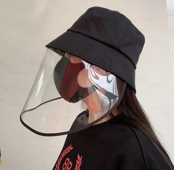 Bucket hat visor mask