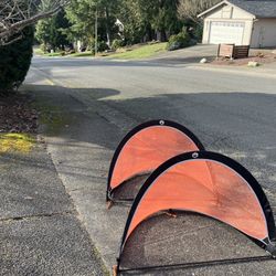 Child Kid Children Soccer Goals European Football Goals 48” Long by 29” High in Great Condition like New 