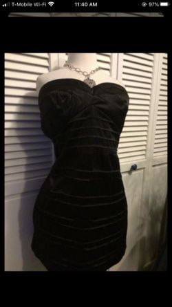 Trixxi juniors black satin dress 👗 . Juniors size 11/Xsmall