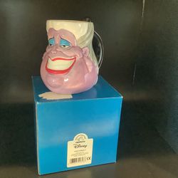 Vintage 1989 The Little Mermaid Ursula mug Applause Inc. The Walt Disney Company