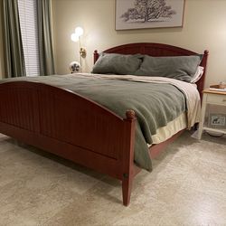 Ethan Allen Farmhouse Style King Bed Frame - $250