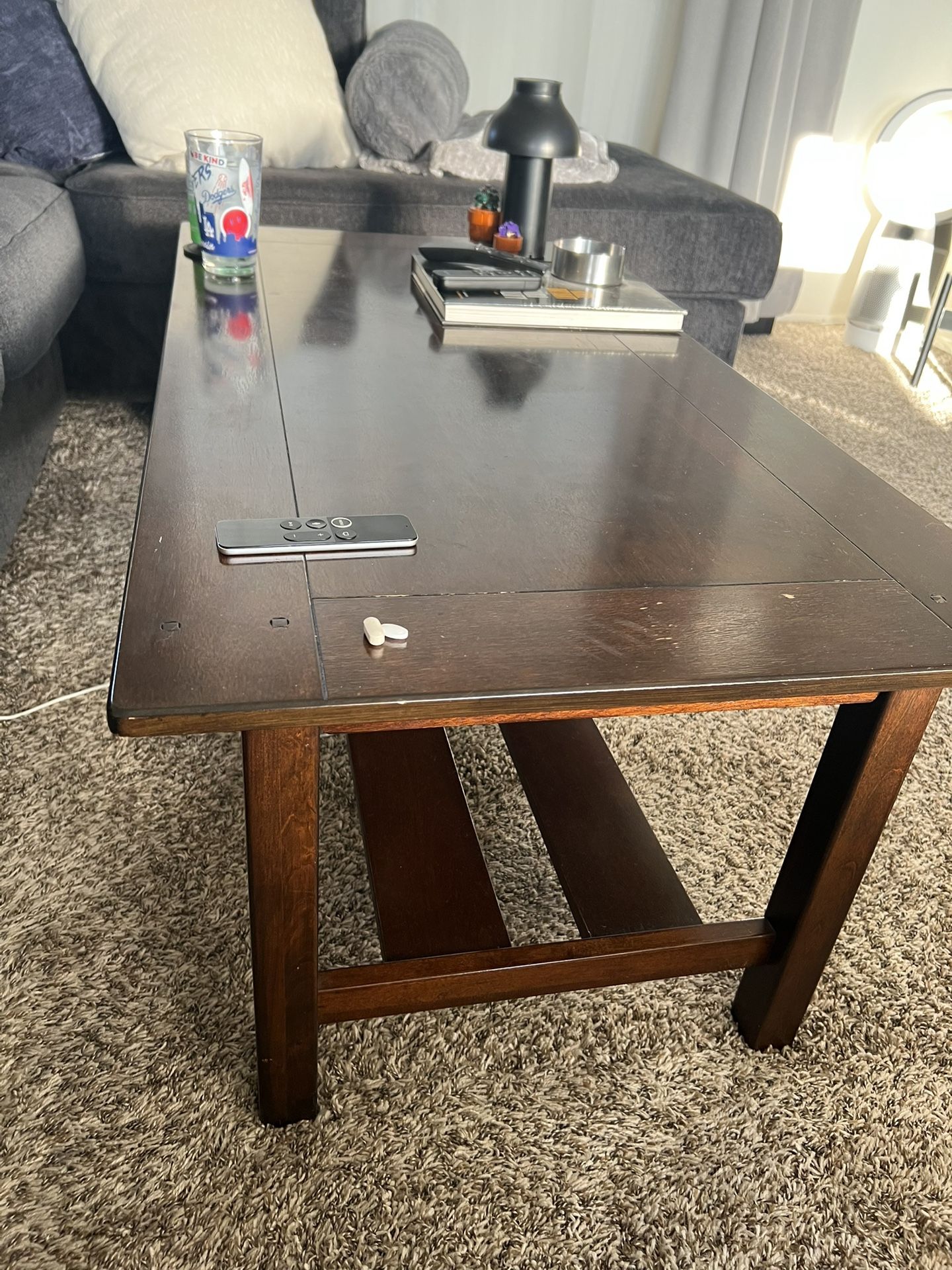 Brown Coffee Table Rectangular