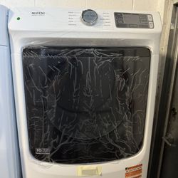 New Maytag - 7.3 Cu. Ft. Stackable Gas Dryer with Extra Power Button